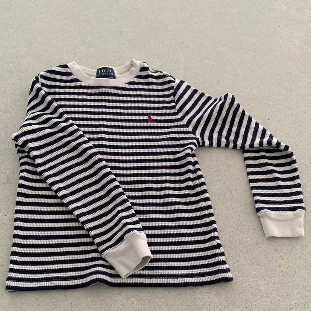 Polo by Ralph Lauren Kids Striped Long Sleeve Tee